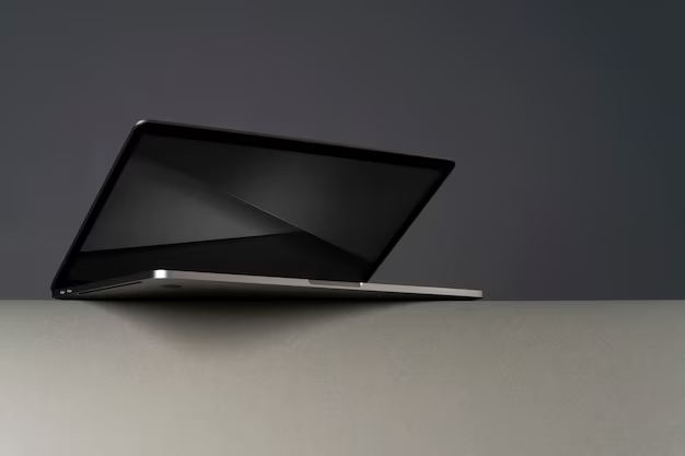 Laptop with a closed screen