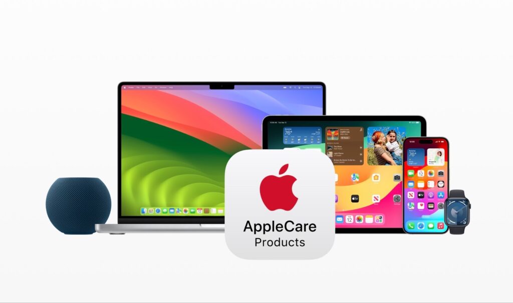 Apple technology with AppleCare logo